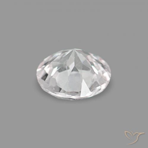 Morganita Rosa bem claro Natural 0.12ct, Redondo, VVS