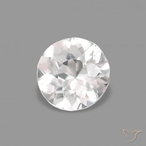 0.22ct Rosa bem claro Morganita, Redondo, VVS