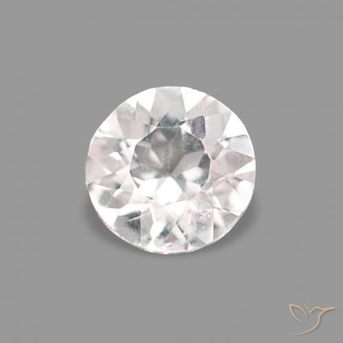 0.20ct Rosa bem claro Morganita, Redondo, VVS