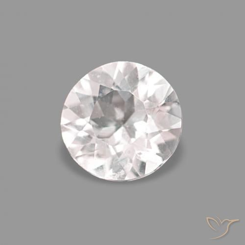 Morganita Rosa bem claro Natural 0.20ct, Redondo, VVS