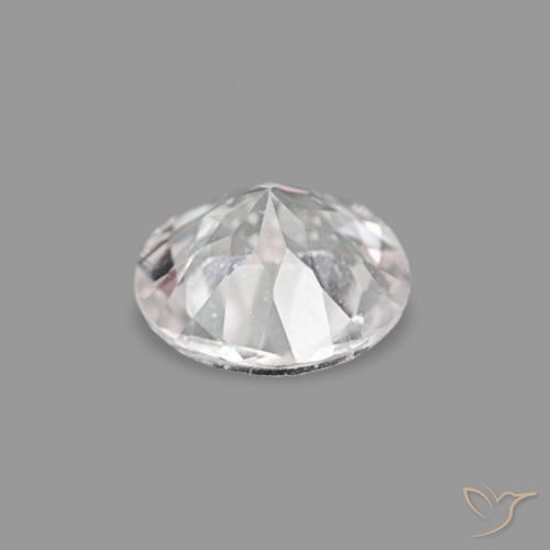 Morganita Rosa bem claro Natural 0.20ct, Redondo, VVS
