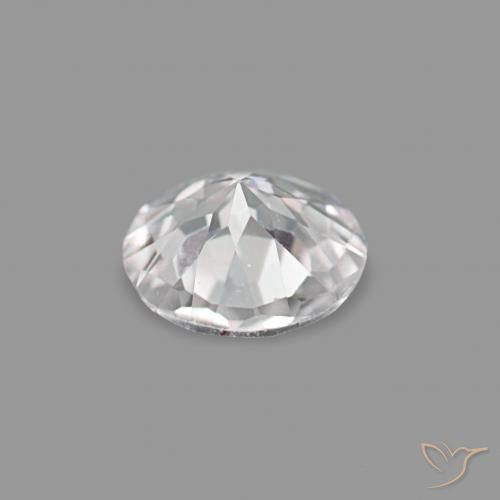 Morganita Rosa bem claro Natural 0.16ct, Redondo, VVS