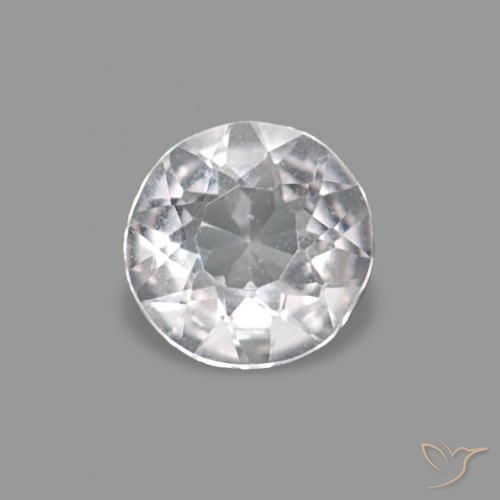 0.17ct Luz rosa Morganita, Redondo, VVS