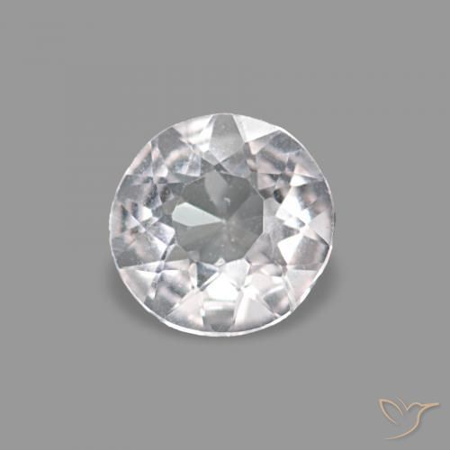 Morganita Luz rosa Natural 0.17ct, Redondo, VVS