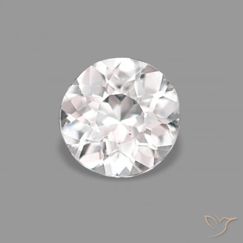 0.27ct Luz rosa Morganita, Redondo, VVS
