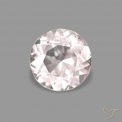 0.25ct Rosa bem claro Morganita, Redondo, VS-SI