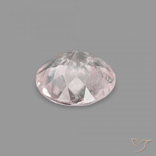 Morganita Rosa bem claro Natural 0.25ct, Redondo, VS-SI
