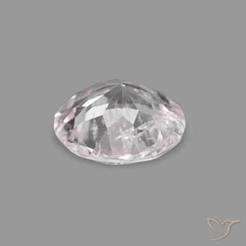 Morganita Rosa bem claro Natural 0.35ct, Redondo, VS-SI