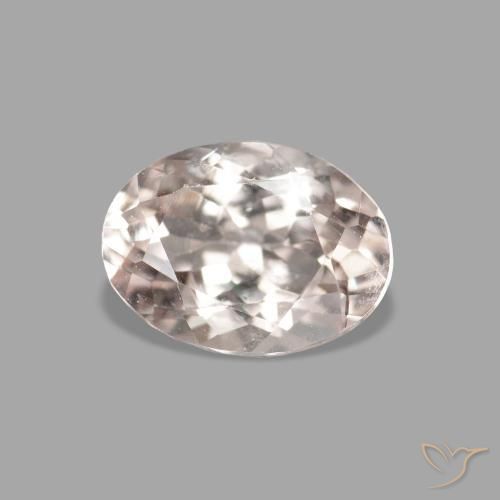 Morganita Rosa bem claro Natural 0.75ct, oval, VVS-VS