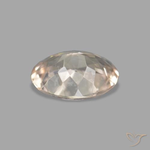 Morganita Rosa bem claro Natural 0.75ct, oval, VVS-VS