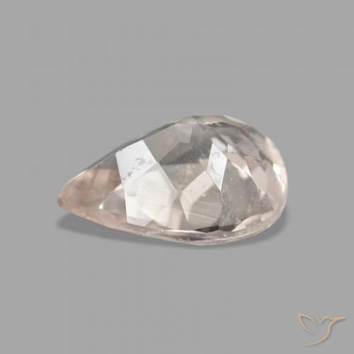 Morganita rosa médio Natural 0.92ct, Formato de pêra, VVS-VS