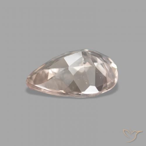 Morganita rosa médio Natural 0.84ct, Formato de pêra, VVS-VS