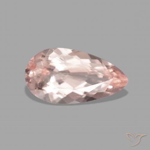 Morganita rosa médio Natural 2.48ct, Formato de pêra, VVS-VS