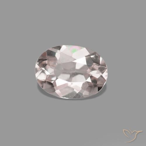 Morganita Rosa bem claro Natural 0.33ct, Corte Oval, VVS