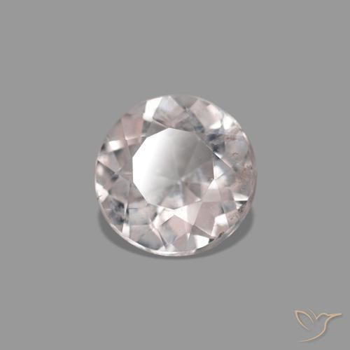 Morganita Rosa bem claro Natural 0.45ct, Redondo, VS-SI