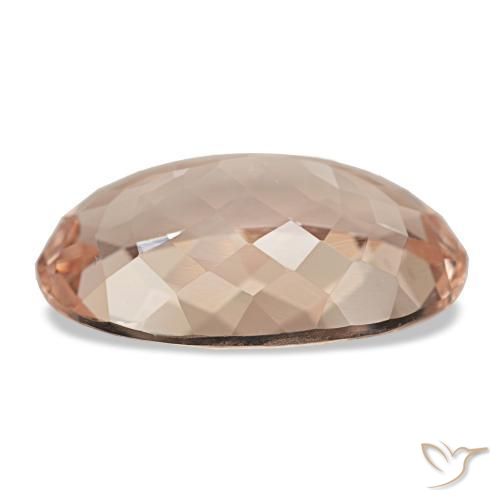 Morganita rosa natural 6,71ct, corte oval, VVS