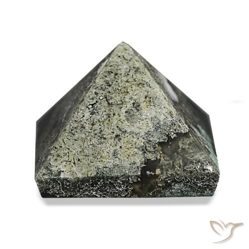 85.25ct Verde floresta Ágata musgosa, Quadrado, Opaco