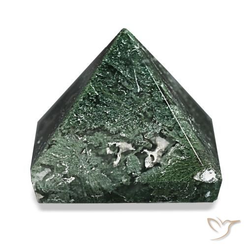 87.69ct Verde floresta Ágata musgosa, Quadrado, Opaco