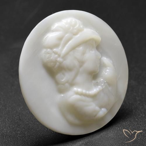 Madrepérola Pérola Branca Natural 10.14ct, Redondo, Opaco
