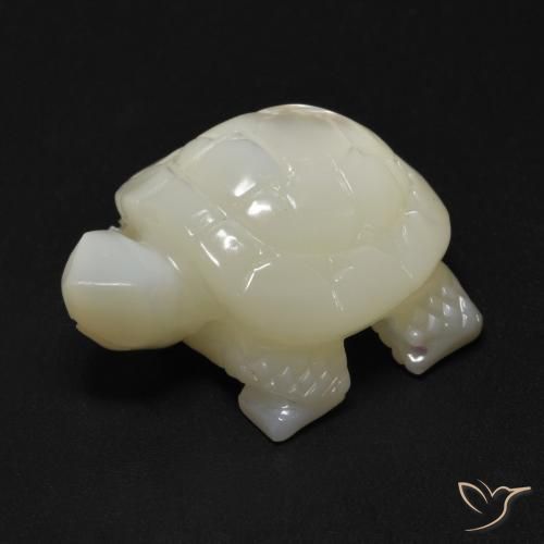 Madrepérola Pérola Branca Natural 21.41ct, Chique, Opaco