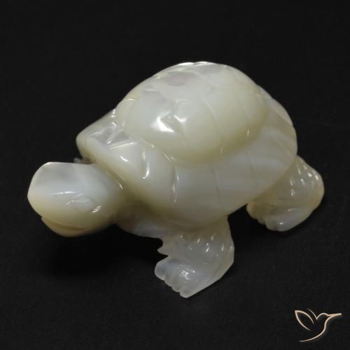 Madrepérola Pérola Branca Natural 23.99ct, Chique, Opaco