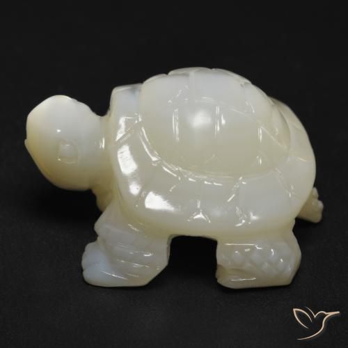 Madrepérola Pérola Branca Natural 21.64ct, Chique, Opaco