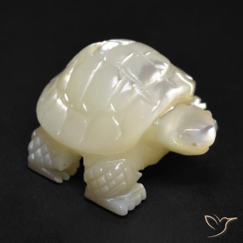 Madrepérola Pérola Branca Natural 19.50ct, Chique, Opaco