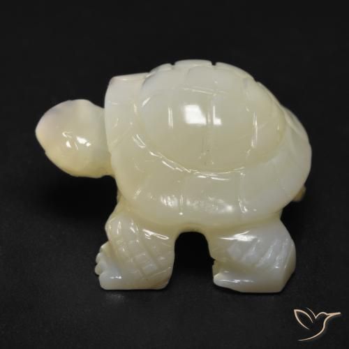 Madrepérola Pérola Branca Natural 19.50ct, Chique, Opaco