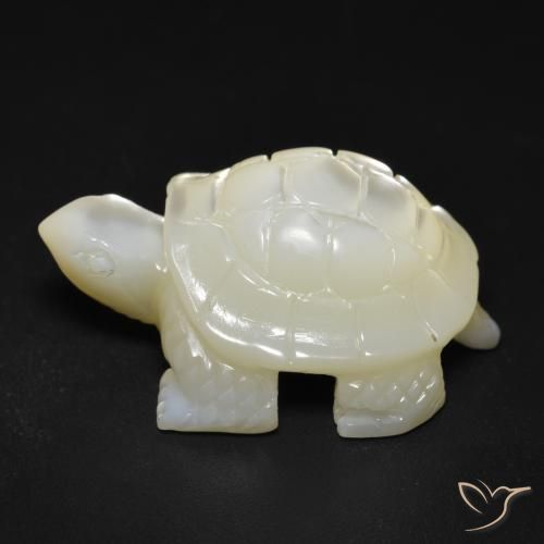 Madrepérola Pérola Branca Natural 22.16ct, Chique, Opaco