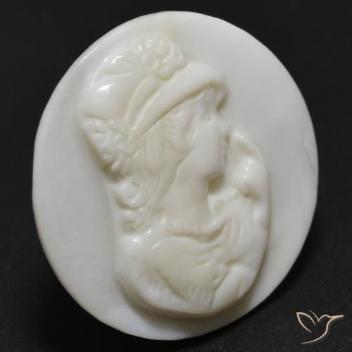 Madrepérola Pérola Branca Natural 14.15ct, Redondo, Opaco