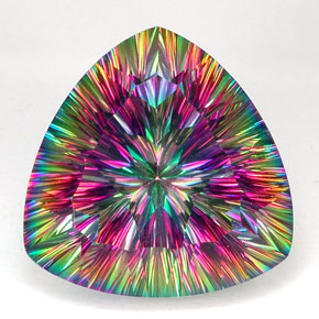 Quartzo Místico Top Rainbow Natural 26.71ct, Trilhão, IF