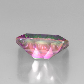 Quartzo Místico Top Rainbow Natural 19.36ct, Corte Esmeralda, VVS