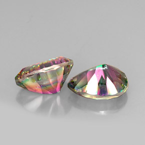 Pedras preciosas de Quartzo Místico Top Rainbow natural de  ct, Formato de pêra, VVS