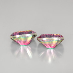 Pedras preciosas de Quartzo Místico Top Rainbow natural de  ct, Corte Oval, VVS-VS