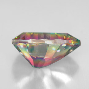 Quartzo Místico Top Rainbow Natural 4.68ct, Formato de pêra, VVS