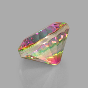 Quartzo Místico Top Rainbow Natural 2.61ct, Corte Redondo, VS
