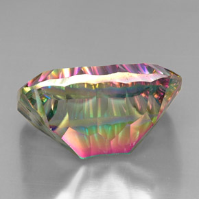 Quartzo Místico Top Rainbow Natural 38.97ct, Corte Esmeralda, VVS-VS