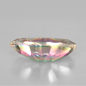 Quartzo místico multicolorido natural 3,79ct, marquise, VS