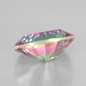 Quartzo Místico Top Rainbow Natural 4.06ct, Corte Oval, VS