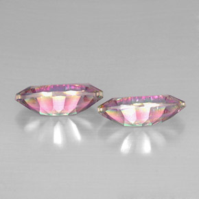 Pedras preciosas de quartzo místico multicolorido natural de  ct, marquise, VVS-VS