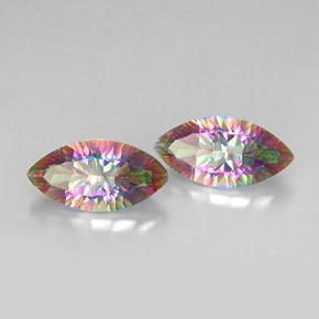 Pedras preciosas de Quartzo Místico Top Rainbow natural de  ct, Marquesa, VVS-VS