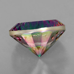 Quartzo Místico Top Rainbow Natural 7.77ct, Corte Redondo, VVS-VS