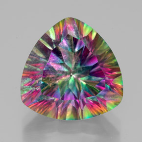 Quartzo Místico Top Rainbow Natural 7.84ct, Trilhão, VS