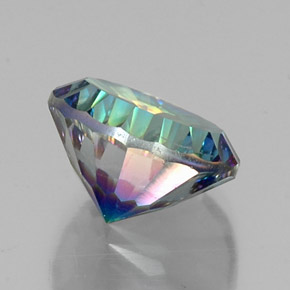 Quartzo Místico Top Rainbow Natural 9.30ct, Corte Redondo, VVS-VS