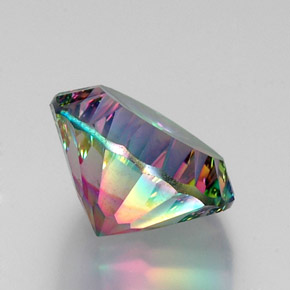 Quartzo Místico Top Rainbow Natural 11.31ct, Corte Redondo, VVS-VS