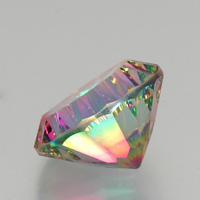 Quartzo Místico Top Rainbow Natural 11.55ct, Corte Redondo, VS