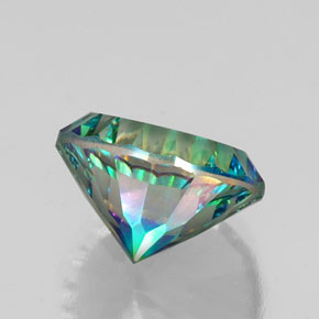 Quartzo Místico Top Rainbow Natural 9.10ct, Corte Redondo, VVS-VS