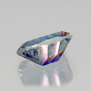 Quartzo Místico Top Rainbow Natural 10.62ct, Corte Esmeralda, VVS-VS
