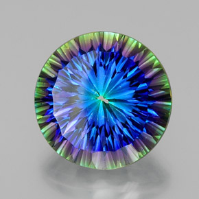 Quartzo Místico Top Rainbow Natural 18.50ct, Corte Redondo, VVS-VS