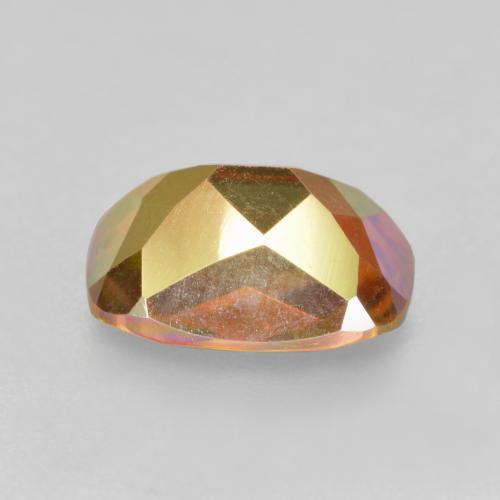 Quartzo místico multicolorido natural 1,91ct, almofada cortada, VVS-VS